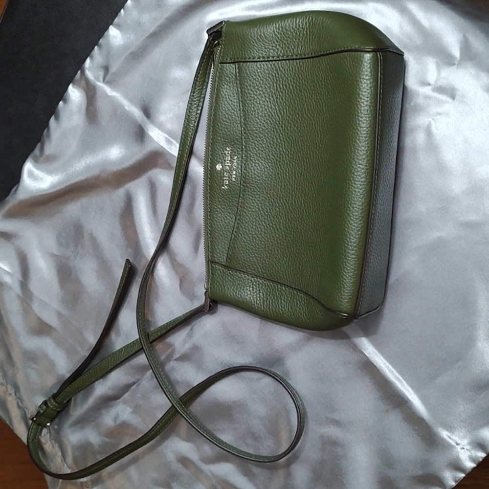Kate Spade Forest Green Crossbody Bag - Picture 2 of 6